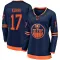 Navy Women's Jari Kurri Breakaway Edmonton Oilers Alternate 2018/19 Jersey