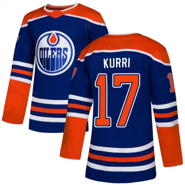 Royal Men's Jari Kurri Authentic Edmonton Oilers Alternate Jersey